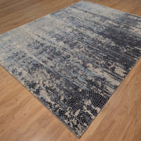 9' x 11'9" | Grey Mosaic | Wool & Silk | 210000032105