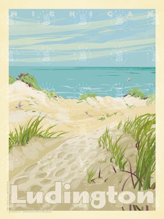 Ludington Midday Print | 18x24