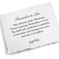 Remember to Live Necklace