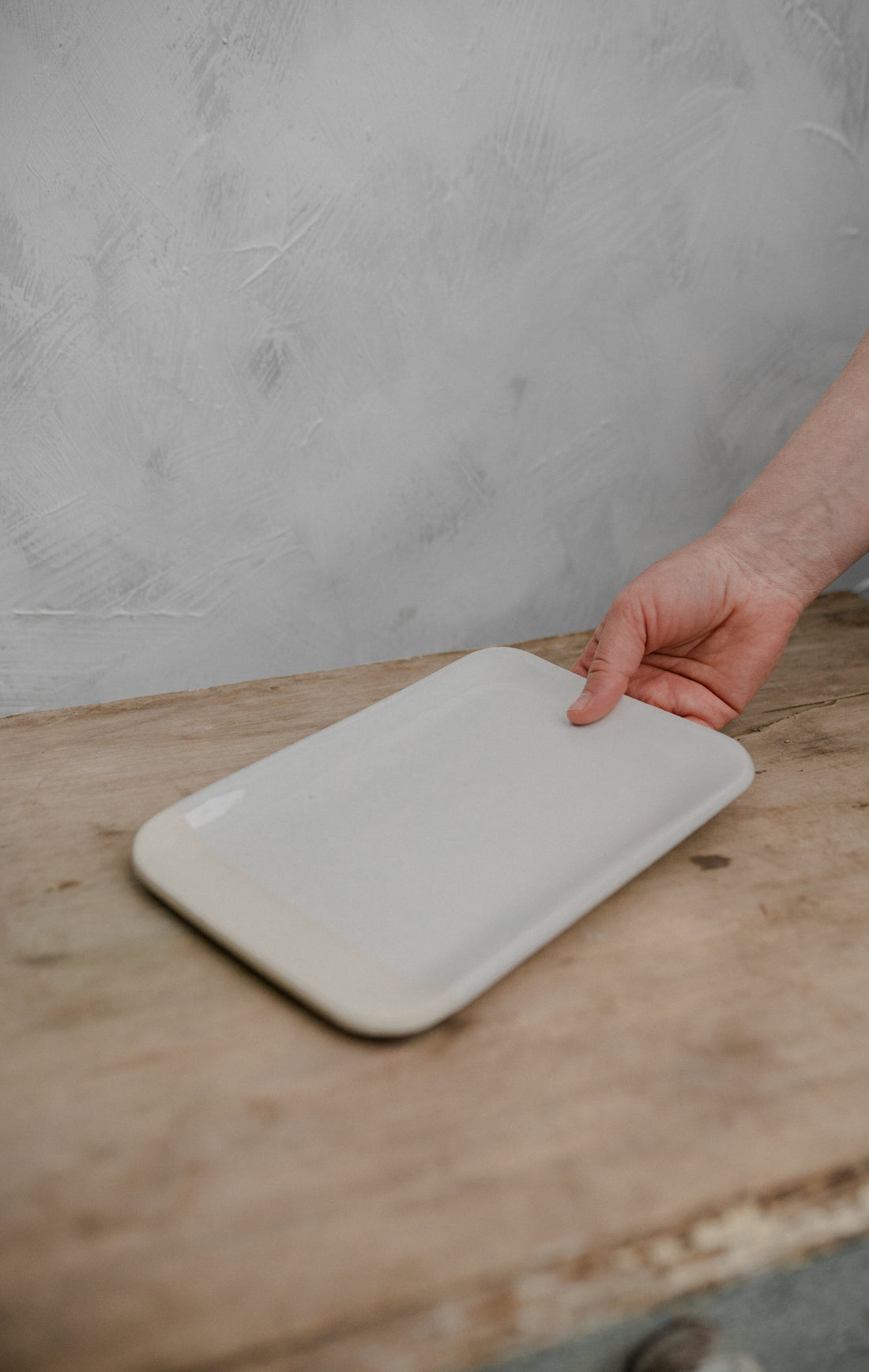 Small Serving Platter | White