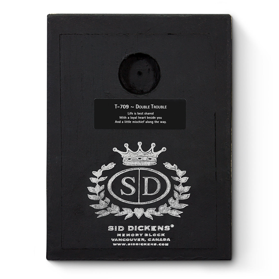 Double Trouble T709 *Made to Order* | Sid Dickens Memory Block