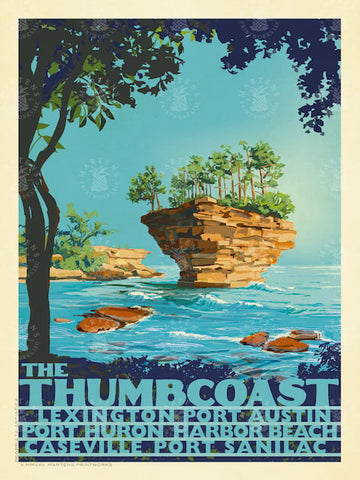 The Thumbcoast Print | 18x24