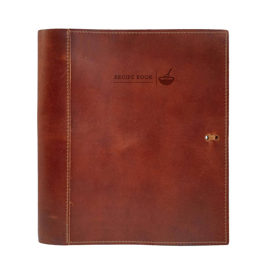 Leather Recipe Binder | Saddle Brown