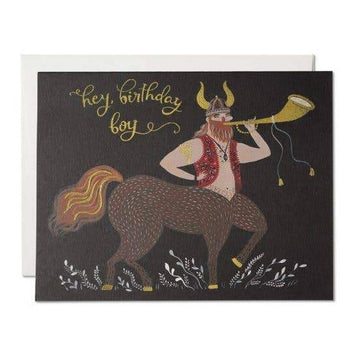 Centaur Birthday Boy Card