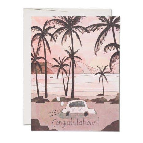 Getaway Car Wedding Card