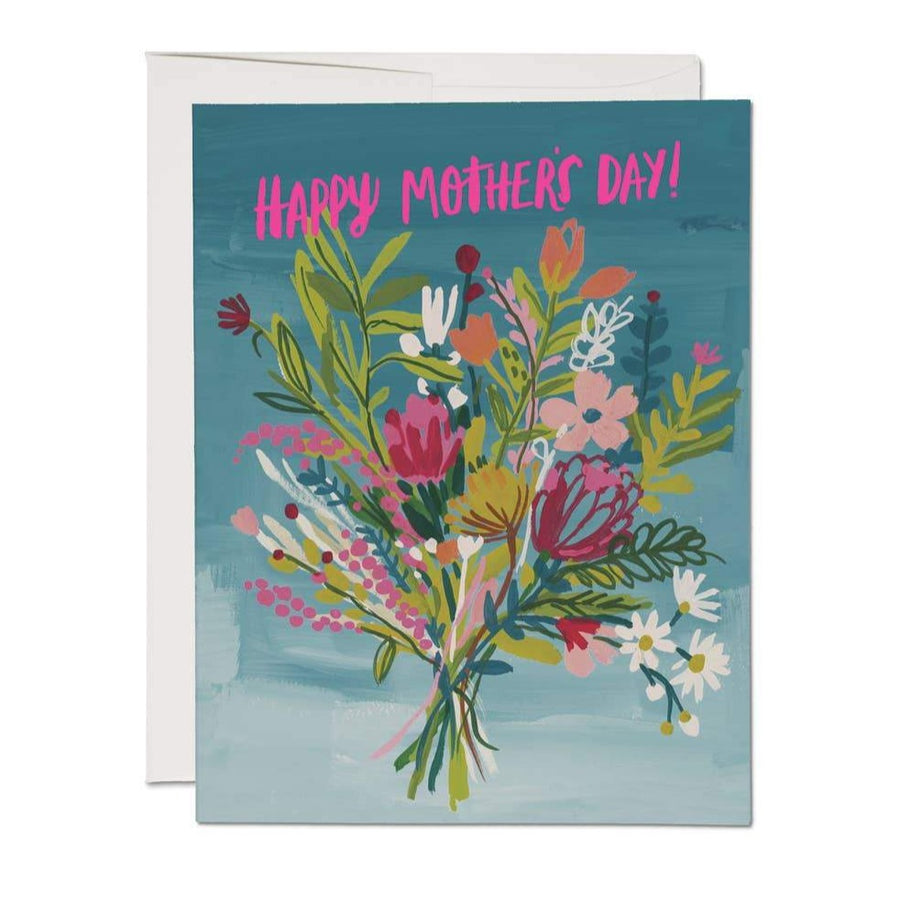 Neon Pink Mother's Day Card