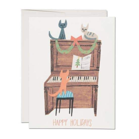 Kitty Carols Holiday Card