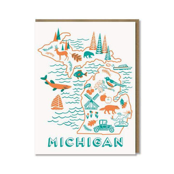 Michigan State Love Card