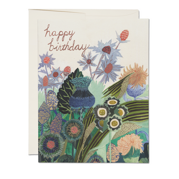 Thistle Birthday Card