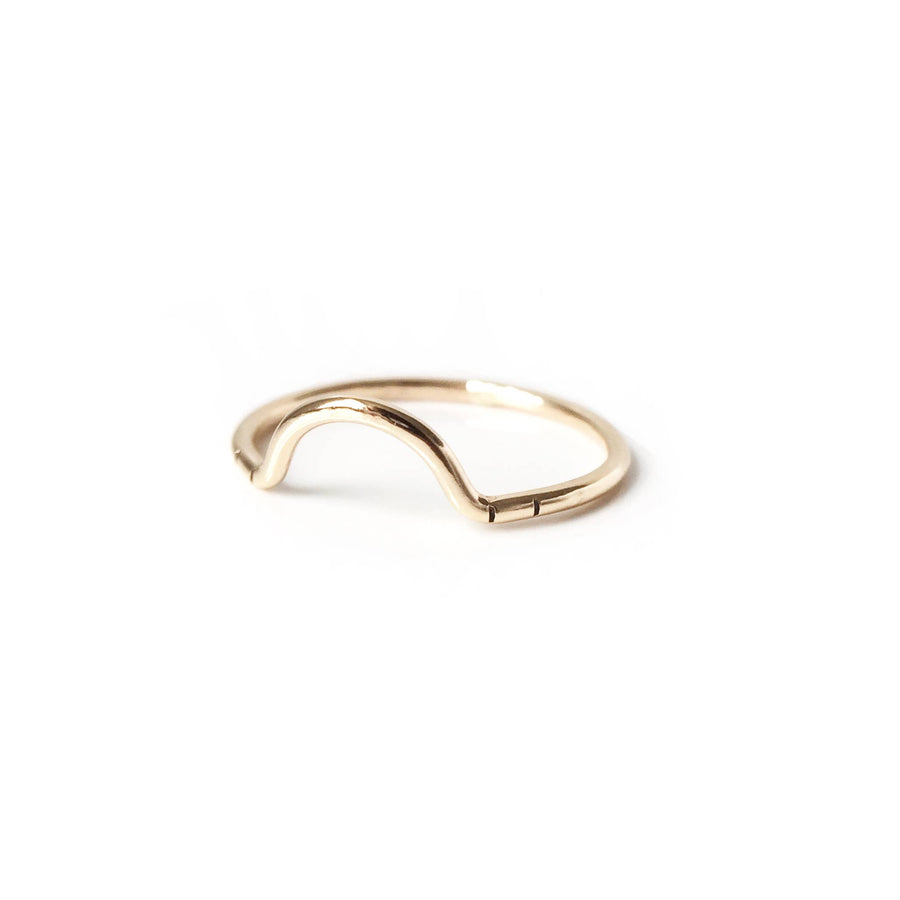 Arc Stacking Ring | Gold