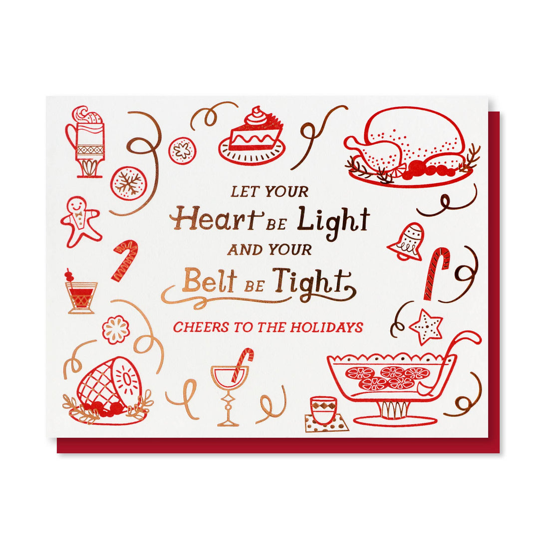 Belt Tight Holiday Card