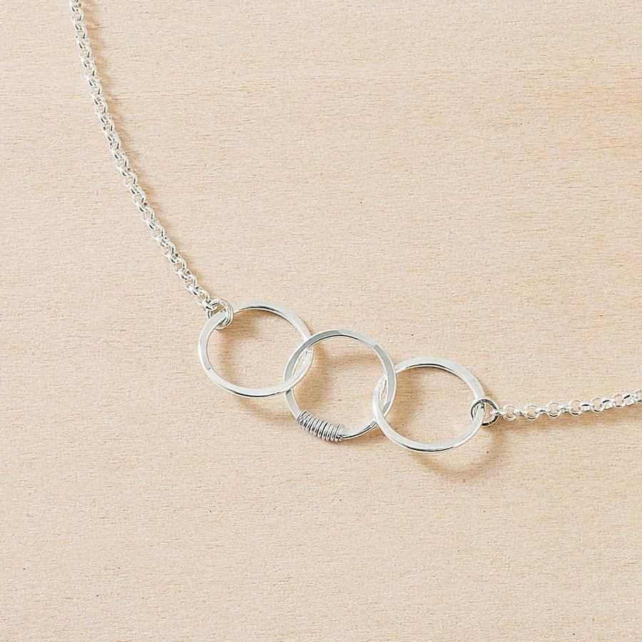 Cartwheel Necklace | Silver