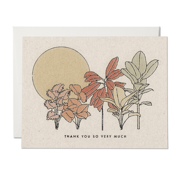 Desert Plants Thank You Card