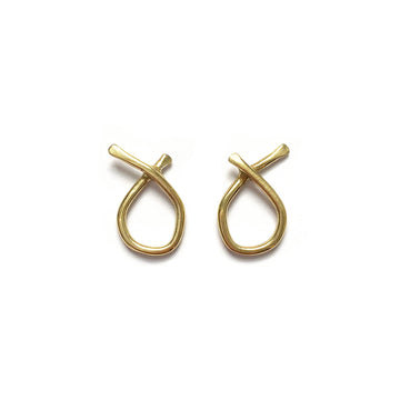 Small Odyssey Earrings | Brass