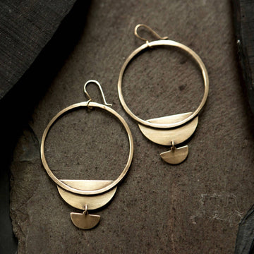 Keel Brass Earrings