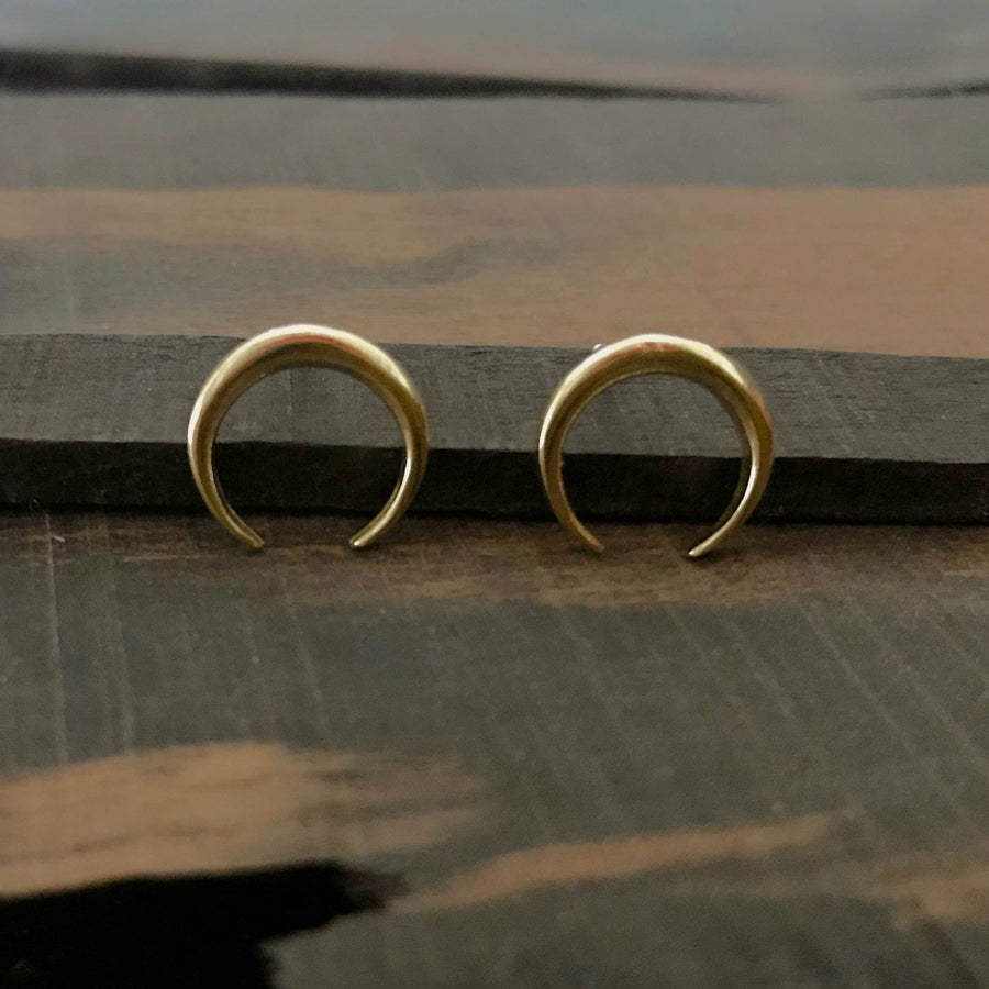 Crescent Horn Studs