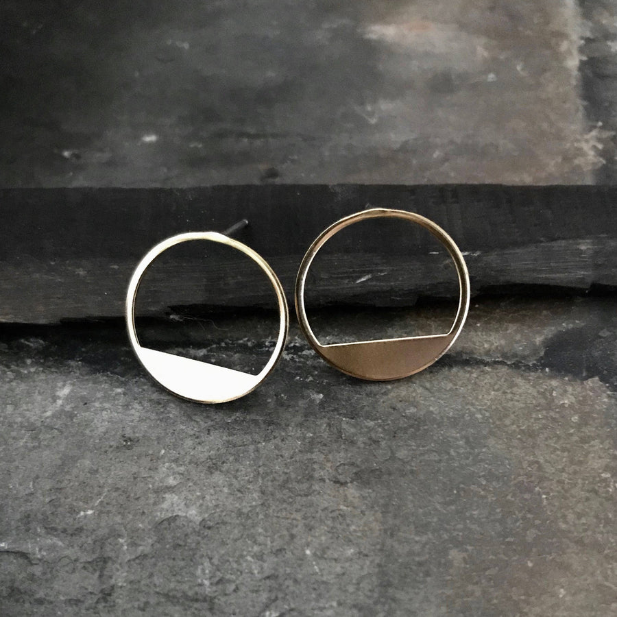 Circle Horizon Studs