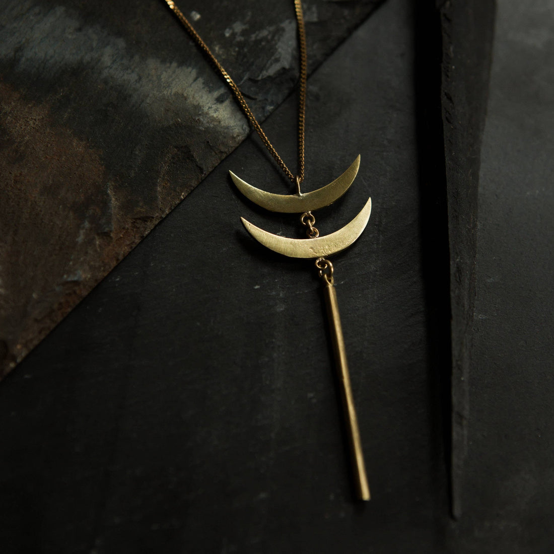 Moon Staff Necklace