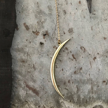 Crescent Lariat Necklace