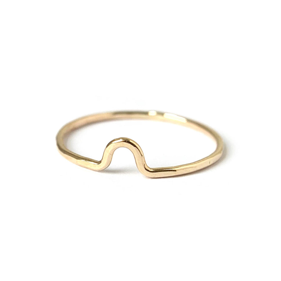 Bridge Stacking Ring | Gold