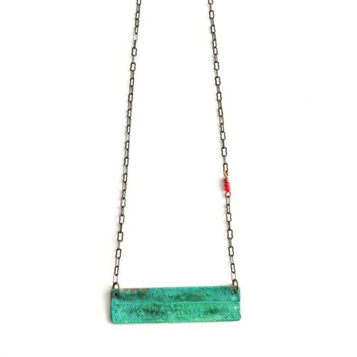 Patina Bar Necklace