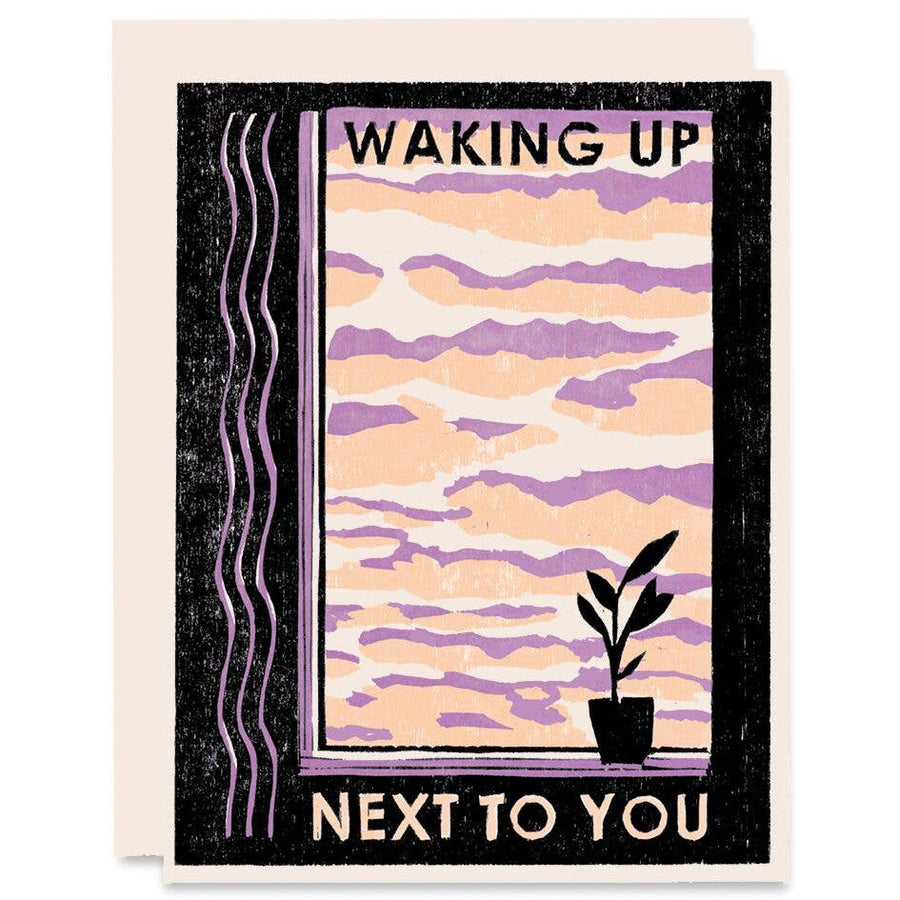 Waking Up Next To You Romance Card
