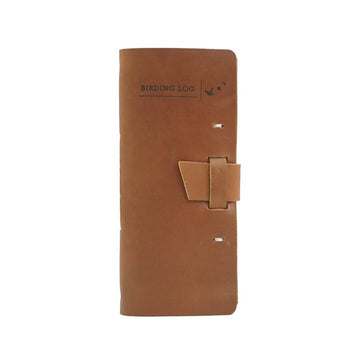 Birding Leather Log | Saddle Brown