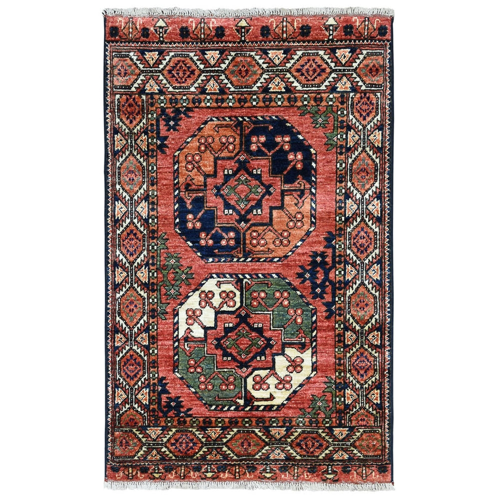 2'10"x4'0" | Ersari Elephant | Wool | 19333