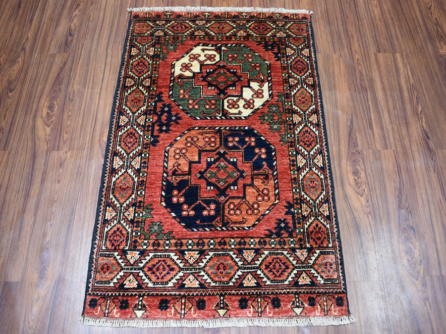 2'10"x4'0" | Ersari Elephant | Wool | 19333