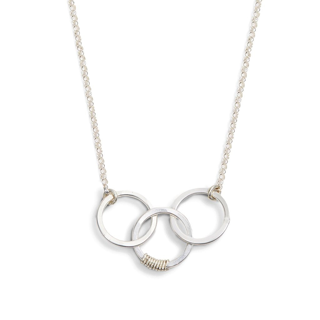 Cartwheel Necklace | Silver