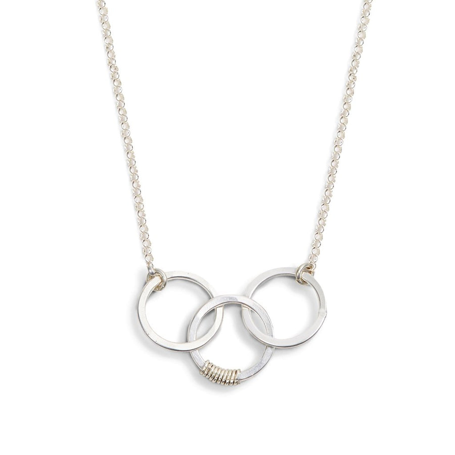 Cartwheel Necklace | Silver