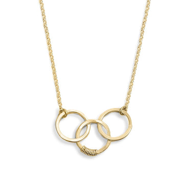 Cartwheel Necklace | Gold
