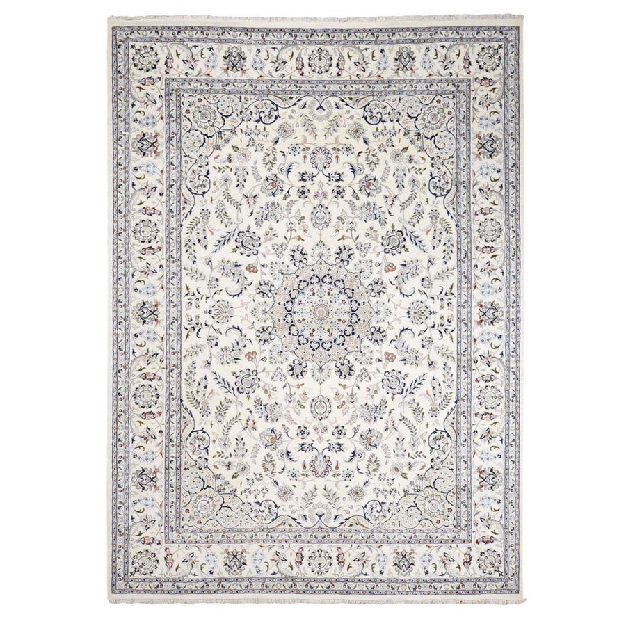 8'10"x12'1" | Ivory Nain | Wool and Silk | 21250