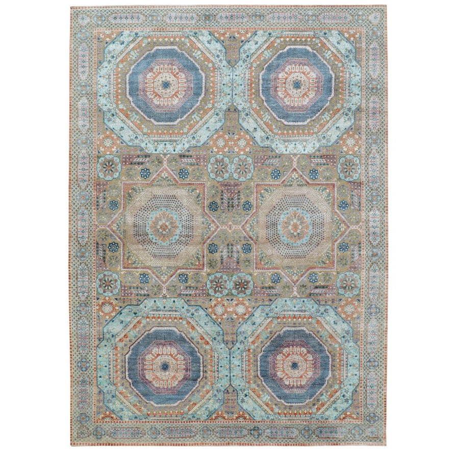 8'8"x12'0" | Mamluk | Wool and Silk | 21251