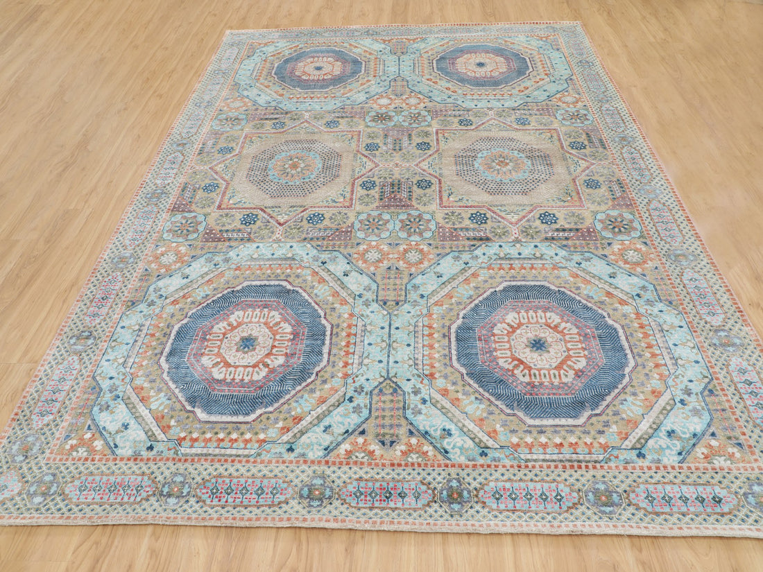 8'8"x12'0" | Mamluk | Wool and Silk | 21251