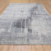 8'9"x11'10" | Abstract Mosaic | Wool and Silk | 21253