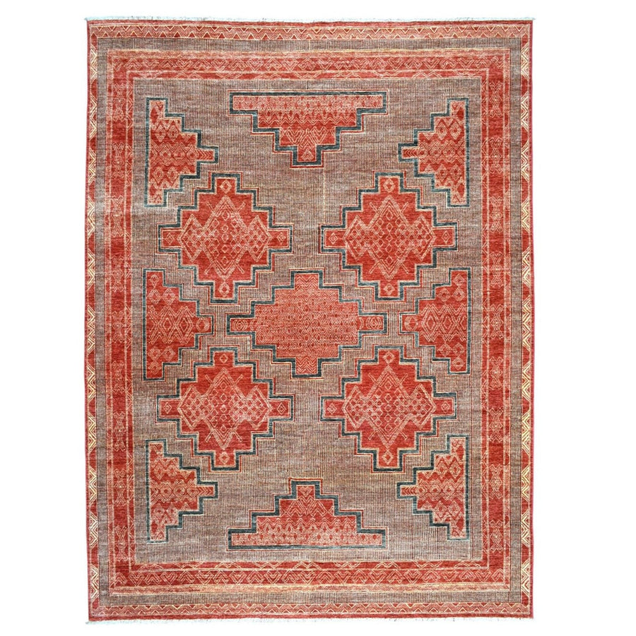 9'0"x11'7" | Southwest Multicolor | Wool | 21256