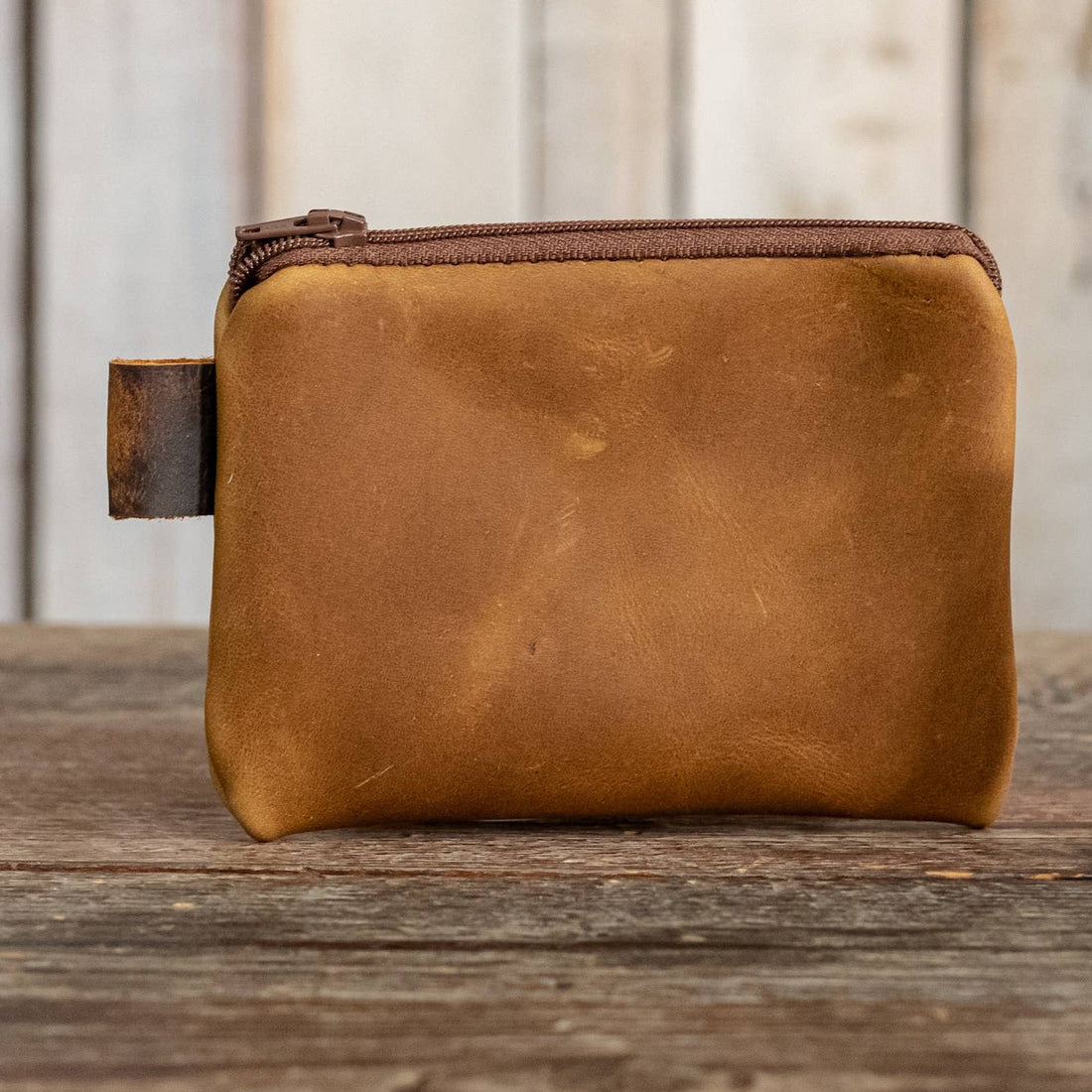 The Little Leather Pouch | Chestnut