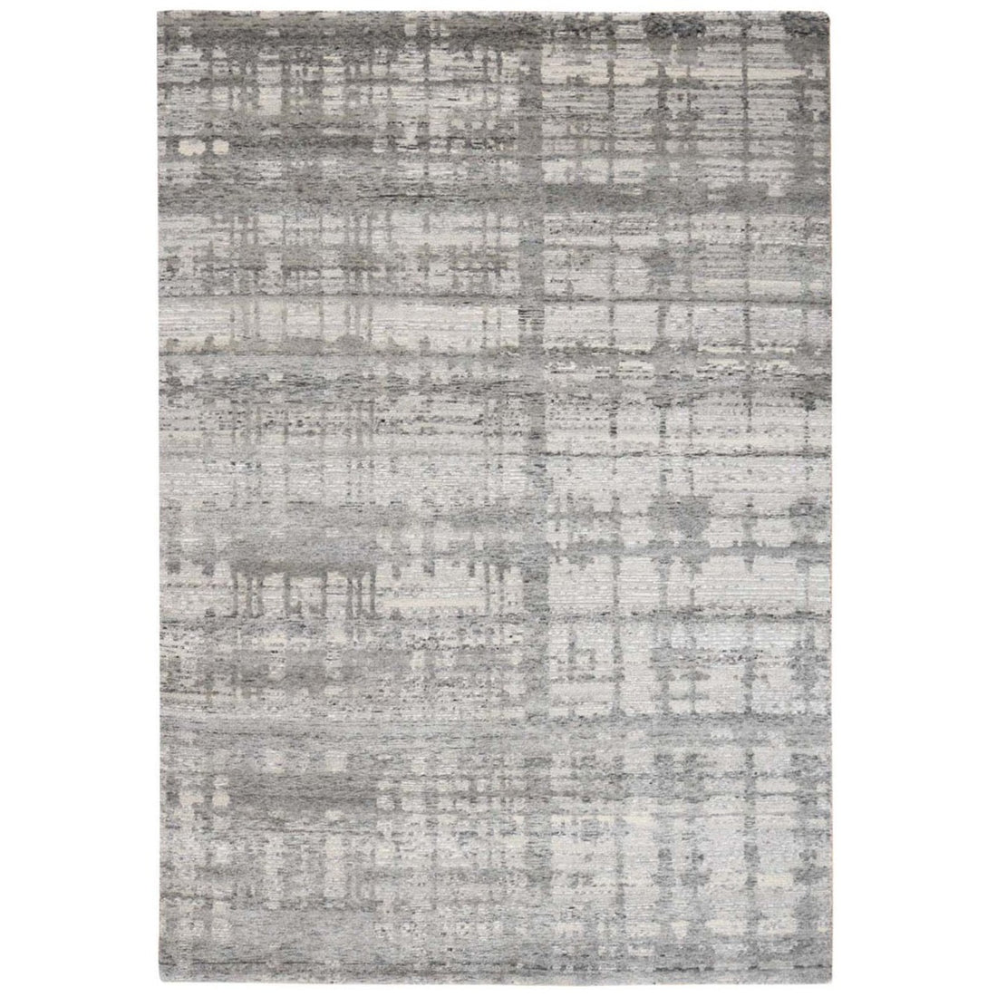 6'1" x 9'0" | Undyed Abstract | Wool | 24579
