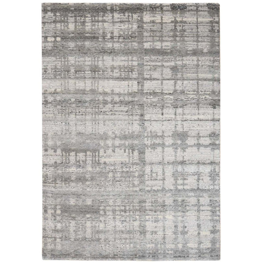 6'1" x 9'0" | Undyed Abstract | Wool | 24579
