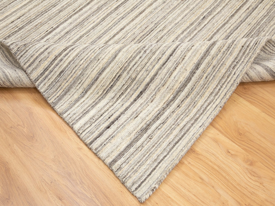 6'0" x 9'0" | Beige Loomed Rug | Wool | 24581