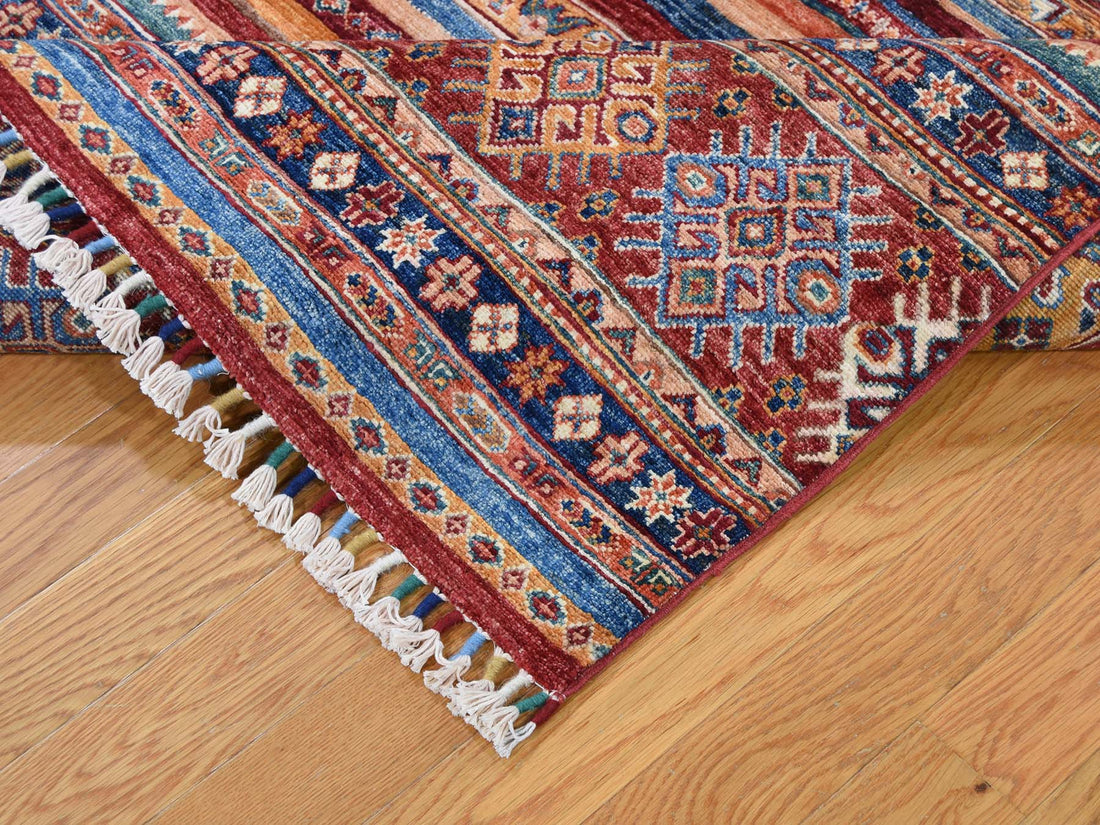 5'0" x 6'10" | Kazak Khorjin | Wool | 24588