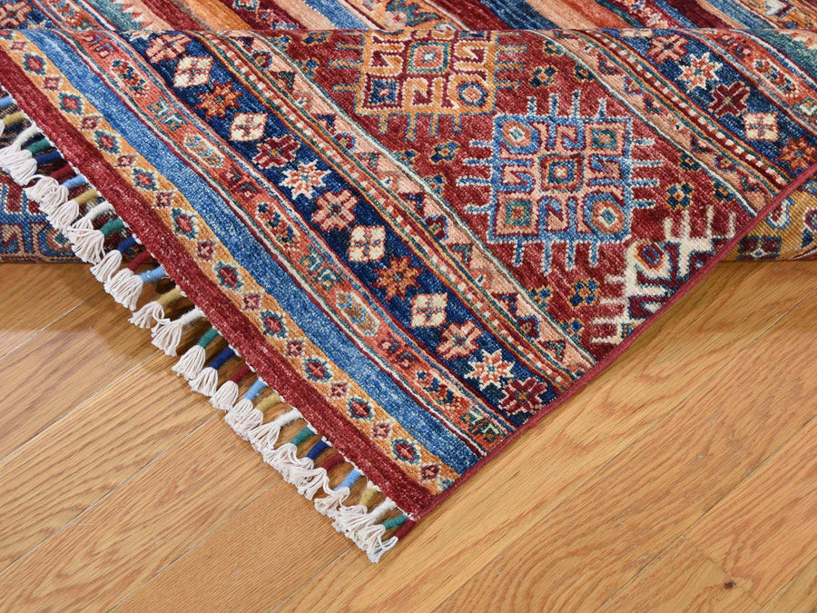 5'0" x 6'10" | Kazak Khorjin | Wool | 24588