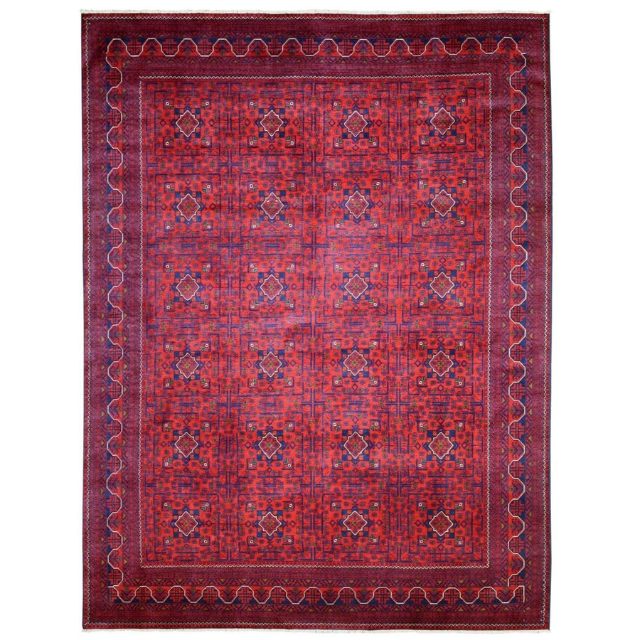8'2" x 11'0" | Red Navy Khamyab | Wool | 24651