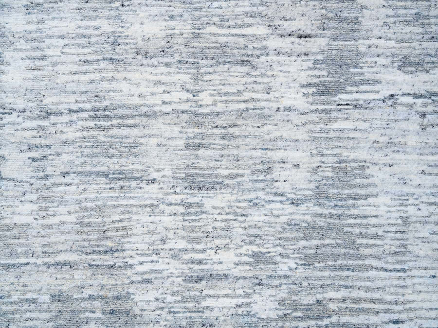 5'6" x 8'0" | Undyed Abstract Rug | Wool and Silk | 24700
