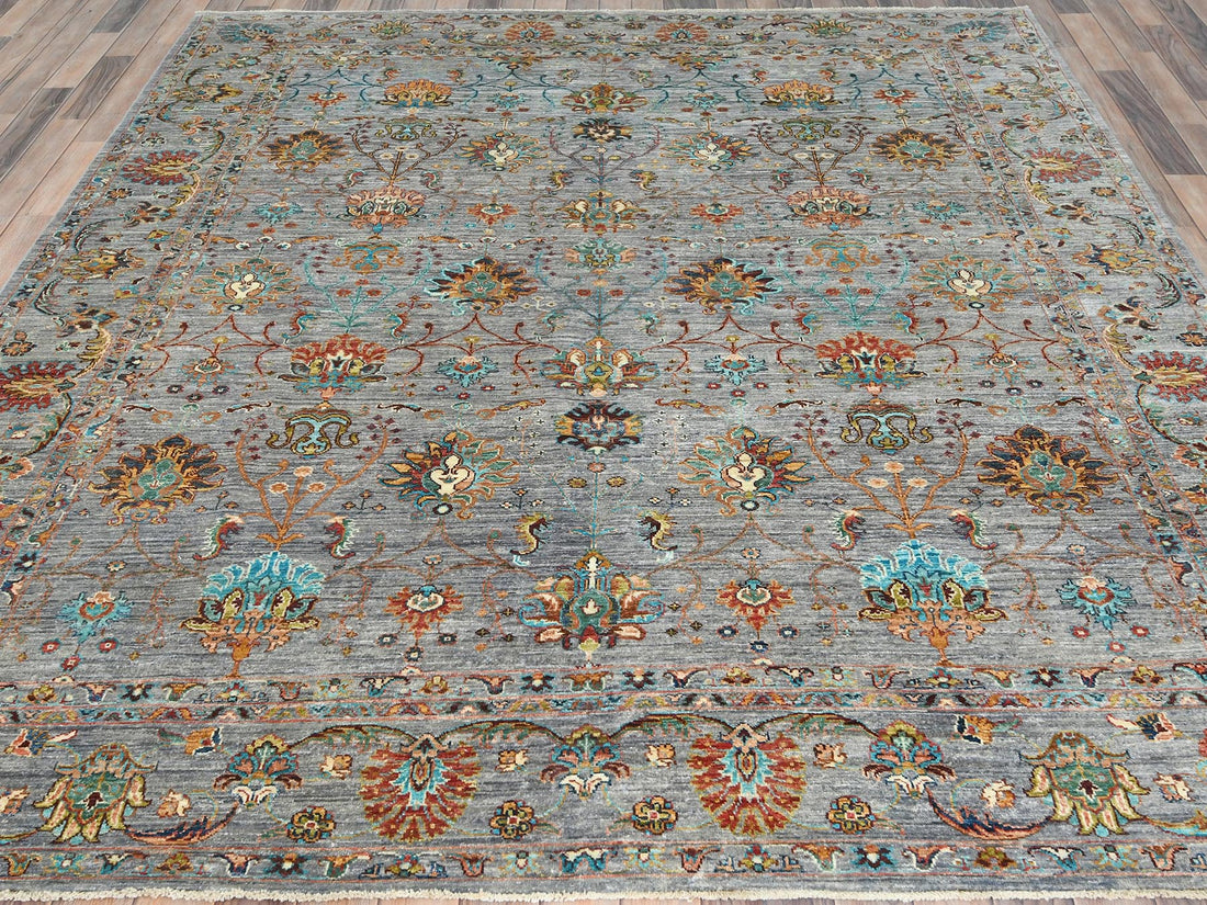 8'0" x 9'6" | Grey Peshawar | Wool | 25109