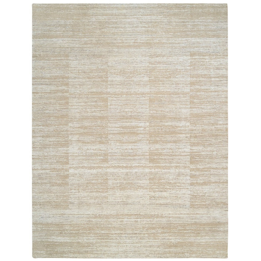 9'1" x 11'10" | Beige Loomed | Wool | 25122