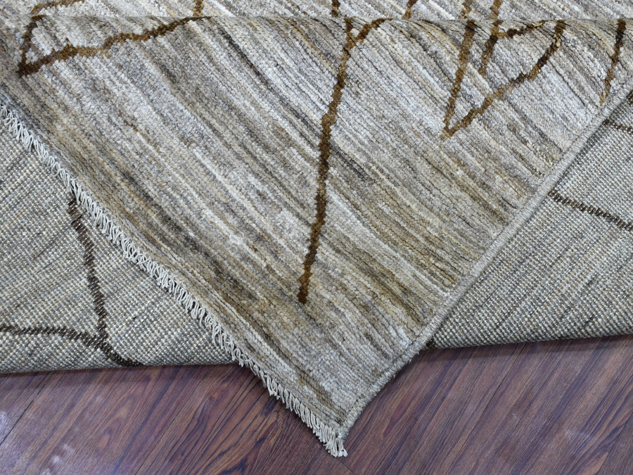 9'2" x 11'5" | Taupe Moroccan | Wool | 25126