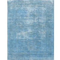 9'6" x 12'0" | Blue Overdye | Wool | 25127