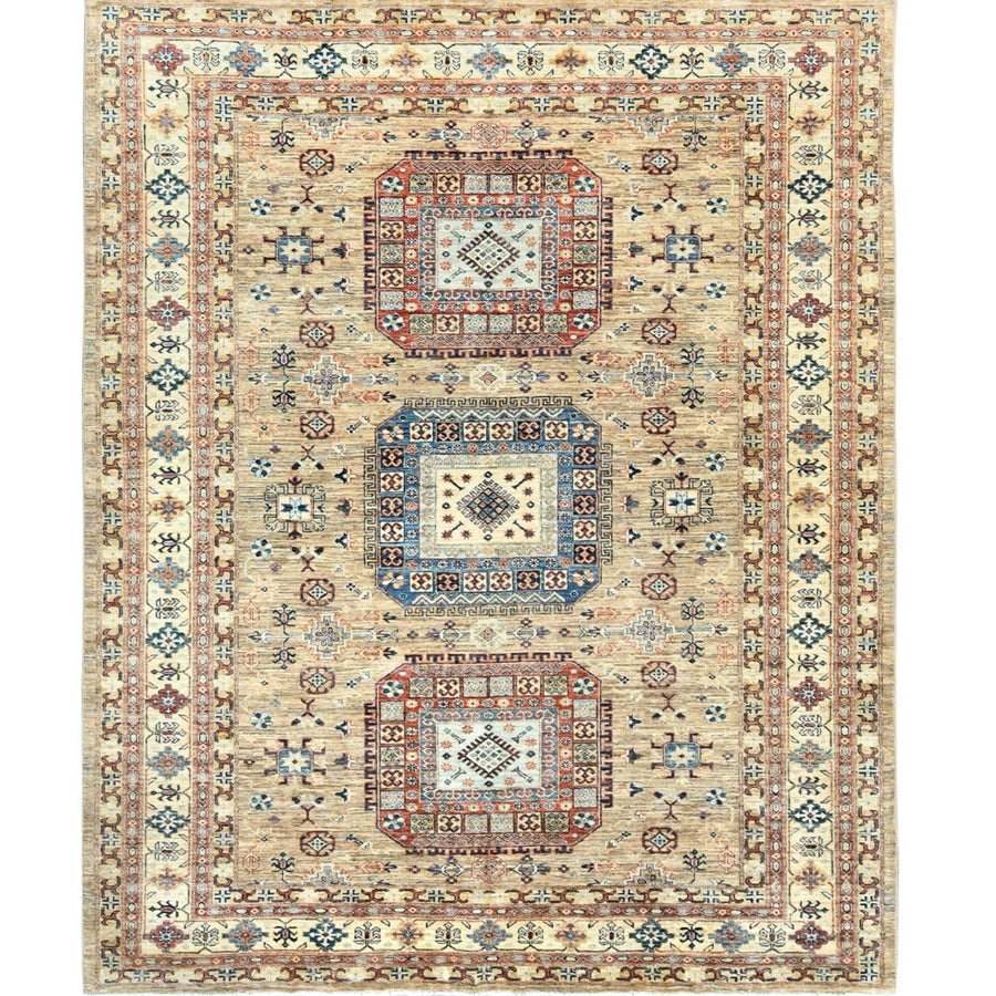 7'10" x 9'7" | Camel Kazak | Wool | 25137